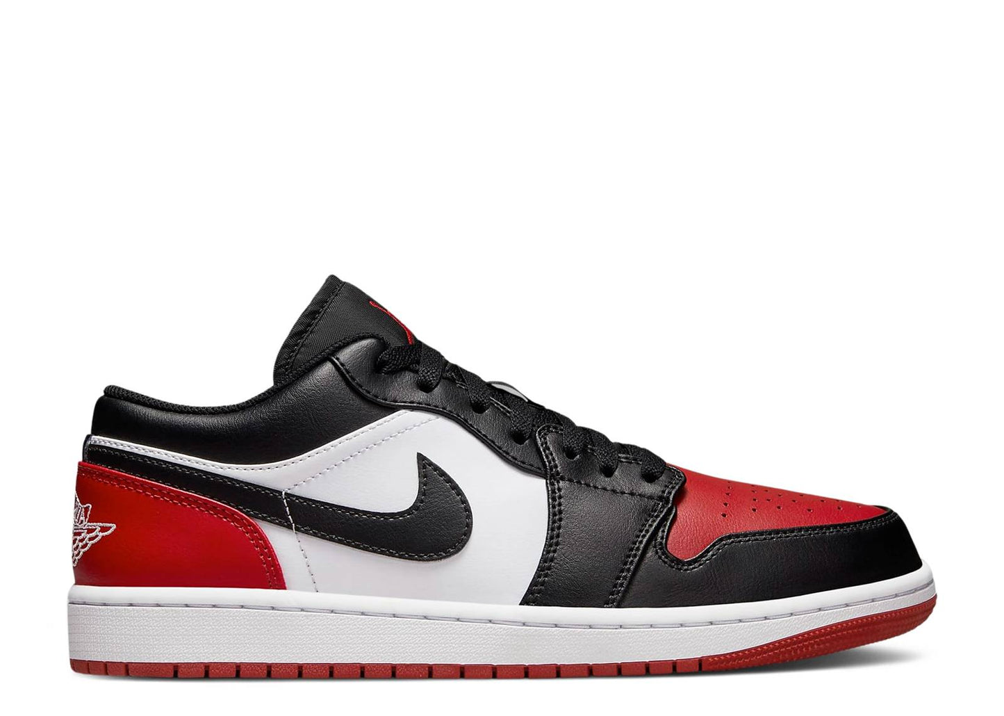 Air Jordan 1 Low Bred Toe 2.0