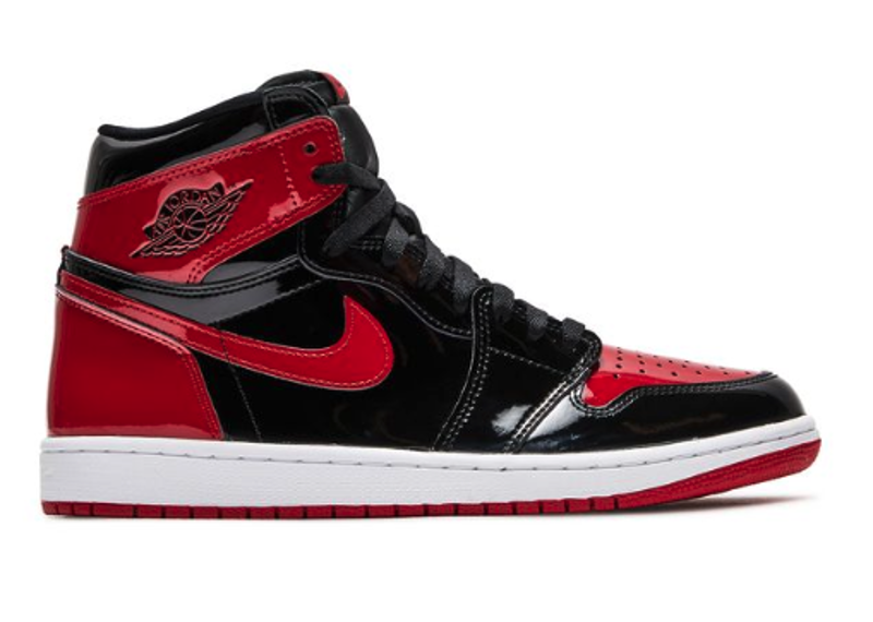 Air Jordan 1 Retro High OG Patent Bred PRE-OWNED