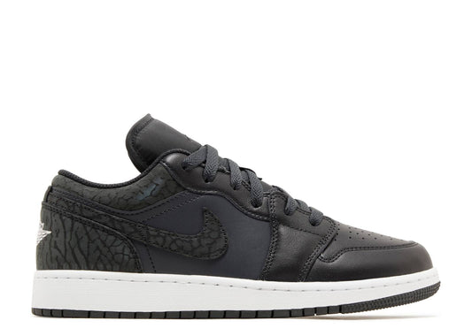 Air Jordan 1 Low SE GS Black Elephant