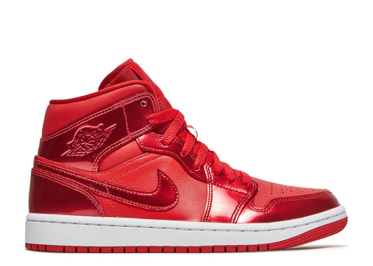 Wmns Air Jordan 1 Mid SE University Red Pomegranate