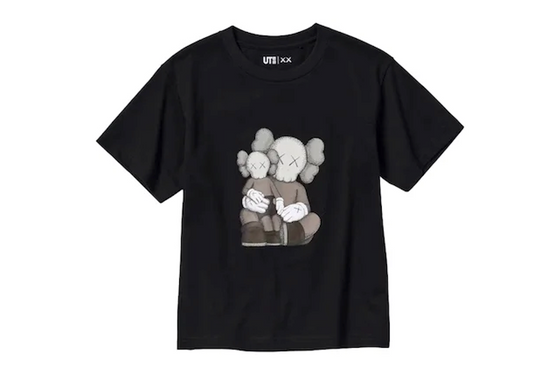 KAWS x Uniqlo Kids UT Short Sleeve Graphic T-shirt Black