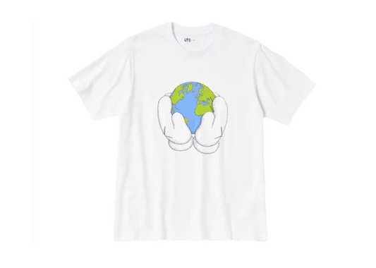 KAWS x Uniqlo Peace For All S/S Graphic T-shirt White