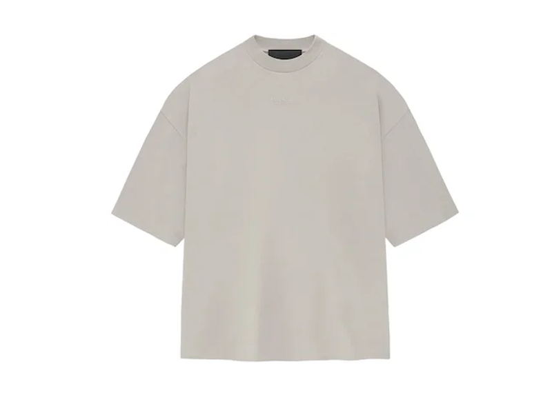 Fear of God Essentials Tee Silver Cloud