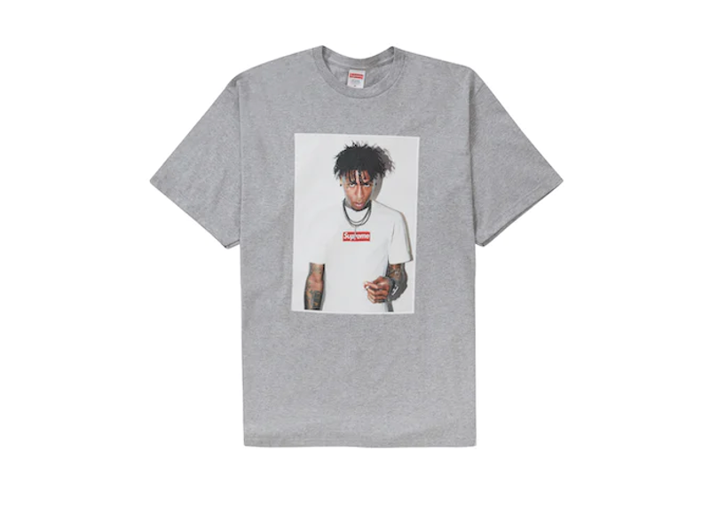 Supreme NBA Youngboy Tee Heather Grey